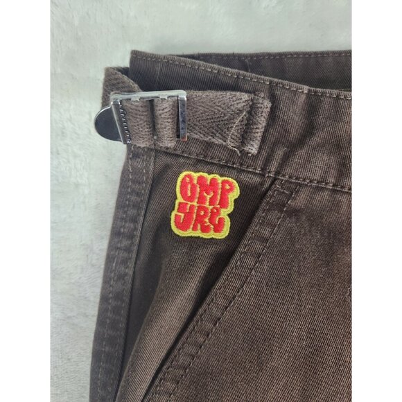 Empyre Relax Cargo Pants Mens 30 Brown Relaxed Skater Y2K Baggy Military - Picture 2 of 10